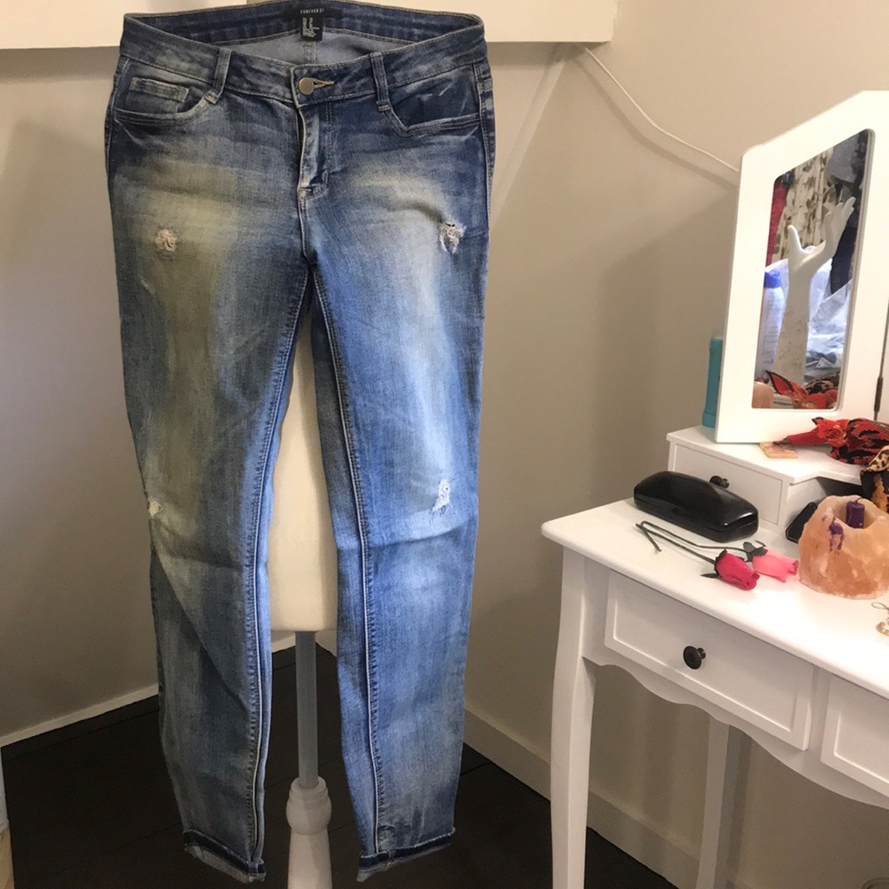 Distressed Jeans
